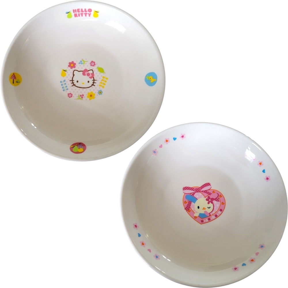 Vintage Hello Kitty And Usahana Ceramic Bowls *RARE in USA